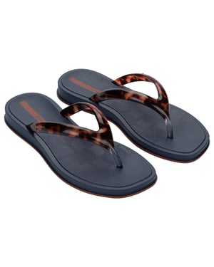 Ipanema Womens Glow Trendy Ad Blue/Turtle/Brown Tile