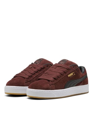 Puma Heren XL Suède Trainers (Chocolade/Wit)