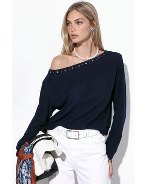 Dames Fleece Sweatshirt met Ronde Hals