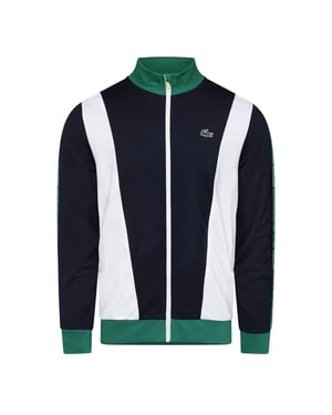 Lacoste Heren Track Jacket met logo (Marine, Wit, Groen)