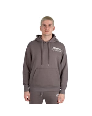 Criminal Damage Hoodie för män från City (Kol)
