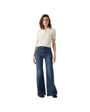 Levis Vintagejeans för kvinnor med ribbade sidor (MOTM)