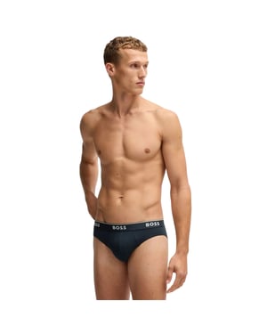 Boss Power Stretch-slips voor heren (set van 3) (Blauw/Zwart/Antraciet)