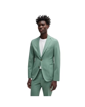 Boss Herenblazer met V-hals (Groen)