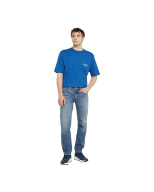 Levis Slim-fit-jeans i bomullsblandning för män, modell 502 (New Blue)