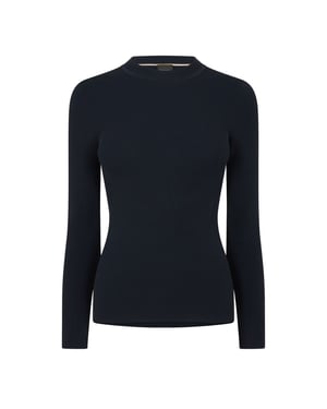 Boss Febisan gebreid sweatshirt voor dames (Blauw)