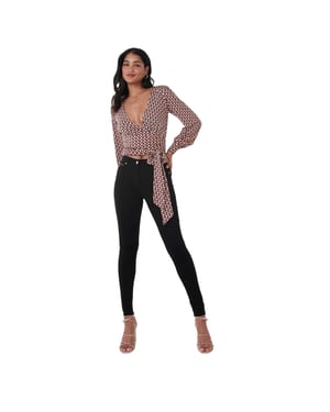 Biba Stevie skinny jeans voor dames (Zwart)