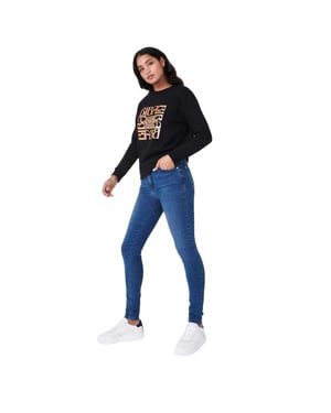 Biba Stevie skinny jeans voor dames (Lichtblauw)
