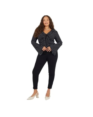 Brave Soul High Rise Skinny Jeans för dam och dam (Svart)
