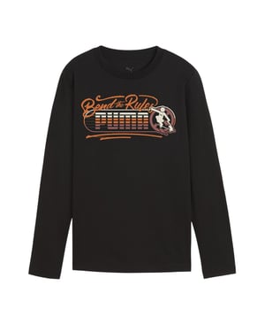 Puma T-shirt voor kinderen met ‘Bend The Rules’-opdruk voor skateboarders (Poema Zwart)