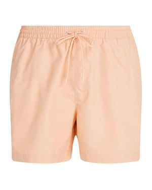 Calvin Klein Zwemshorts voor heren met elastische tailleband (Crème)