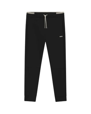 Boss HBG Zone taps toelopende joggingbroek voor heren (Zwart)
