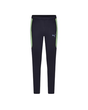 Puma Finesse Performance träningsoverallsbrallor för barn/ungdomar (Marinblå/Äpple)