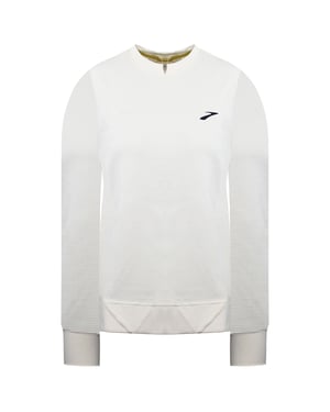 Brooks Run Within Womens Light Taupe Sweater