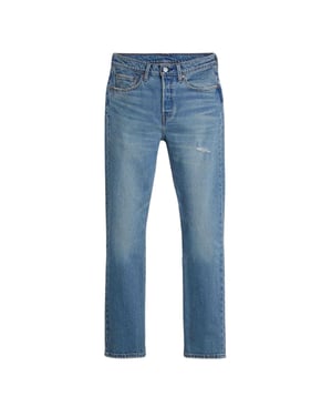 Levis 501-jeans met 5 zakken en rechte pijpen voor dames (Switch Stitch)