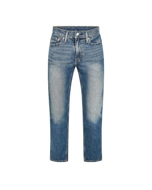 Levis Herrjeans 514 i denim med 5 fickor och rakt ben (Trasiga vägar)