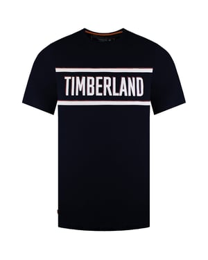 Timberland Branded Mens Navy T-Shirt