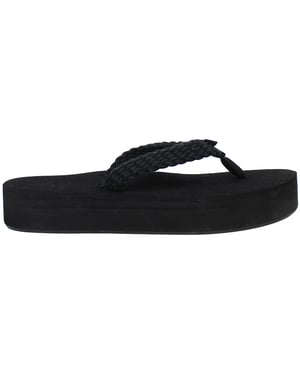 Roxy Tidepool Womens Black Platform Flip-Flops