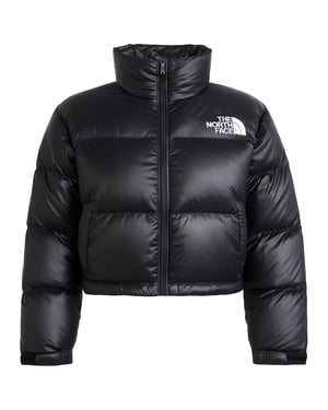 The North Face Nuptse Womens Black Short Jacket