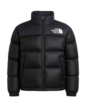 The North Face 96 Retro Nuptse Kids Black Jacket