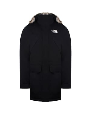 The North Face New Peak Mens Black Parka Jacket
