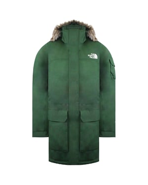 The North Face McMurdo Mens Green Parka Jacket