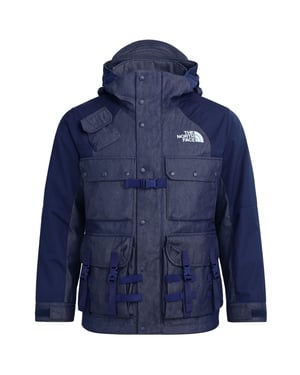 The North Face Multi Pocket Mens Denim Blue Jacket
