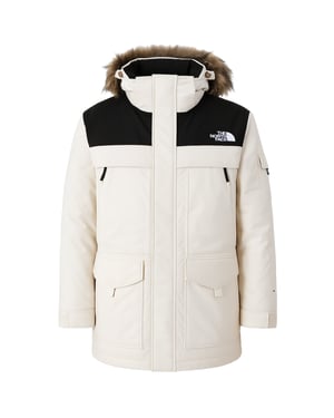 The North Face McMurdo 2 Mens White Parka Jacket