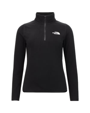 The North Face 100 Glacier Womens Black Fleece Top