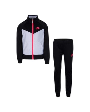 Nike Flickor NSW Träningsset (Svart/Vit/ Rosa)
