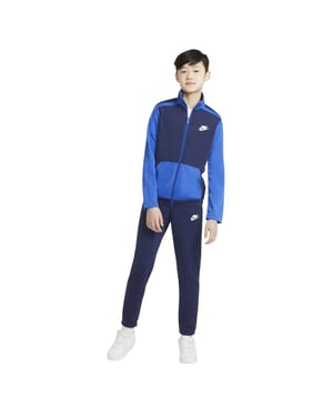 Nike Kinderen Swoosh Polyester Trainingspak (Middernacht Marine)