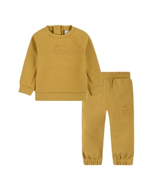 Nike Bebis Crew Neck Långärmad Set (Golden Wheat)