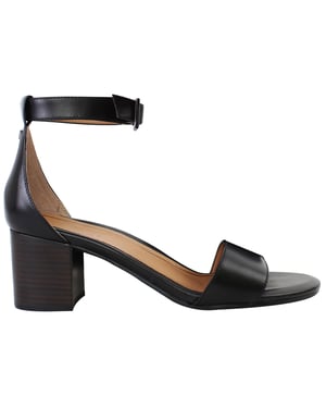 Vionic Papaya Rosie Womens Black Heeled Sandals