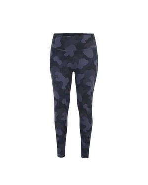 Miso Dames/dames Legging met luipaardprint (Zwarte Camo)