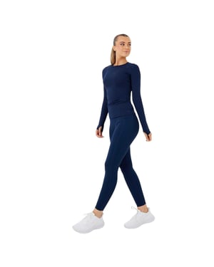 USA Pro Dam/Lady Core High Rise Leggings (Marinblått)