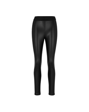 Hugo Honati 3-broek met rechte pijpen voor dames (Zwart)