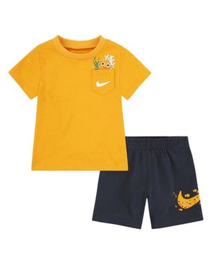 Nike Set med T-shirt med rund hals och shorts från Baby Reef (Gridiron)