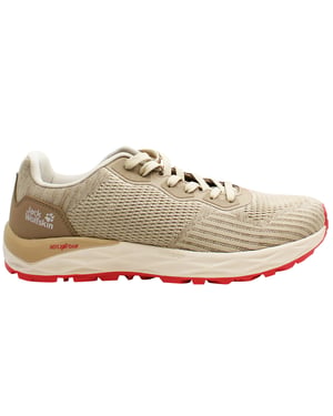 Jack Wolfskin Upswing Low Womens Beige Walking Shoes