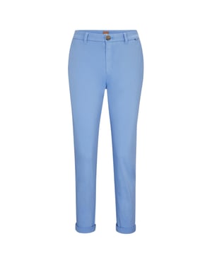 Boss Slim-fit-chino-byxor för kvinnor (Blå)