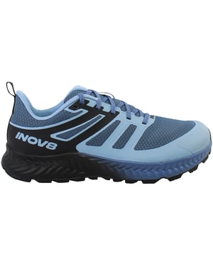 Inov-8 Trailfly Mens Blue Grey Running Shoes (Wide Fit)