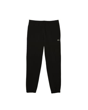 Lacoste Joggingbroek van fleece voor heren, normale pasvorm (Zwart)