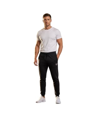Reebok Joggingbyxor för män från Identity (Svart/vit)