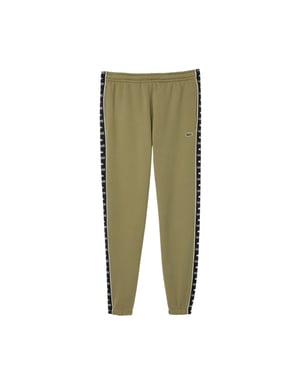 Lacoste Geweven joggingbroeken voor heren (Kaki Groen)