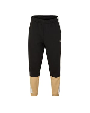 Lacoste Slanke joggingbroek voor heren met kleurblokken (Zwart)