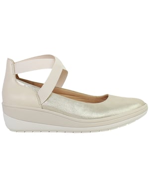 Vionic Ellery Womens Beige Wedges