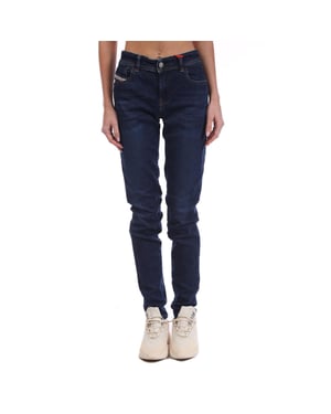 Diesel Slandy Low Skinny-jeans för kvinnor/damer 2018 (Blå)