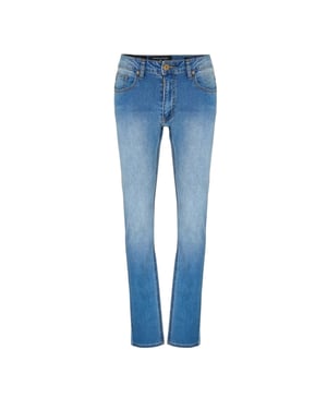 Criminal Damage Skinny jeans för män (Blå tvätt)