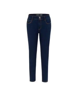 Firetrap Skinnyjeans i bomull för kvinnor/damer (Marinblått)