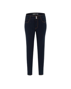 Firetrap Skinnyjeans i bomull för kvinnor/damer (Nattblått)