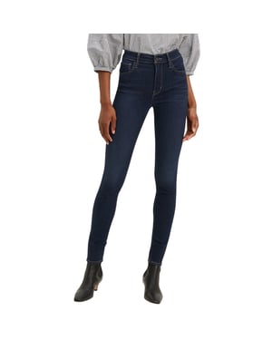 Levis Dames/Dames High Rise Skinny Jeans (Diepe rust)